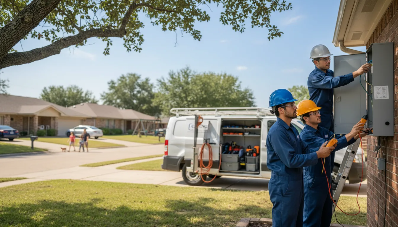 Certified electrician providing emergency electrical services in Scotia, NE